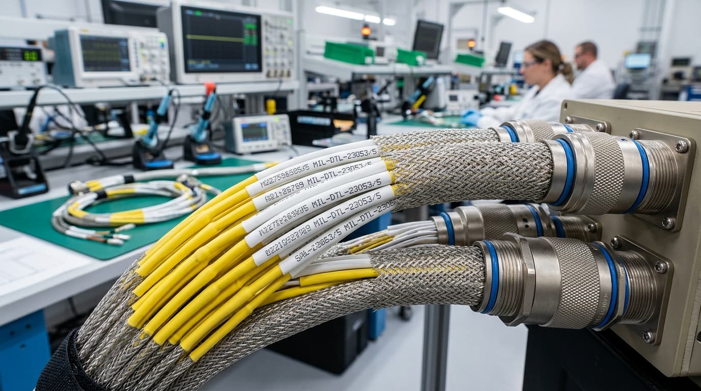 Official testing and material application setup for MIL-DTL-23053