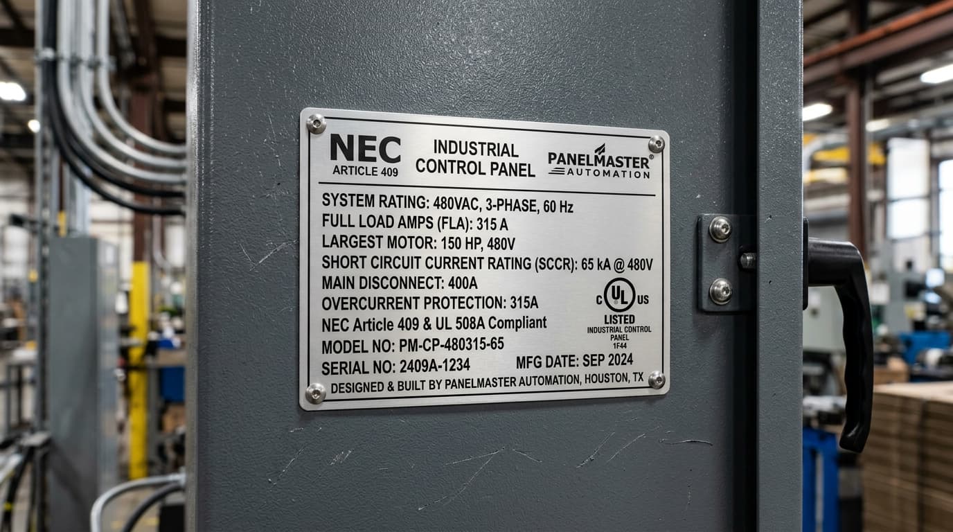 Official testing and material application setup for NEC Article 409