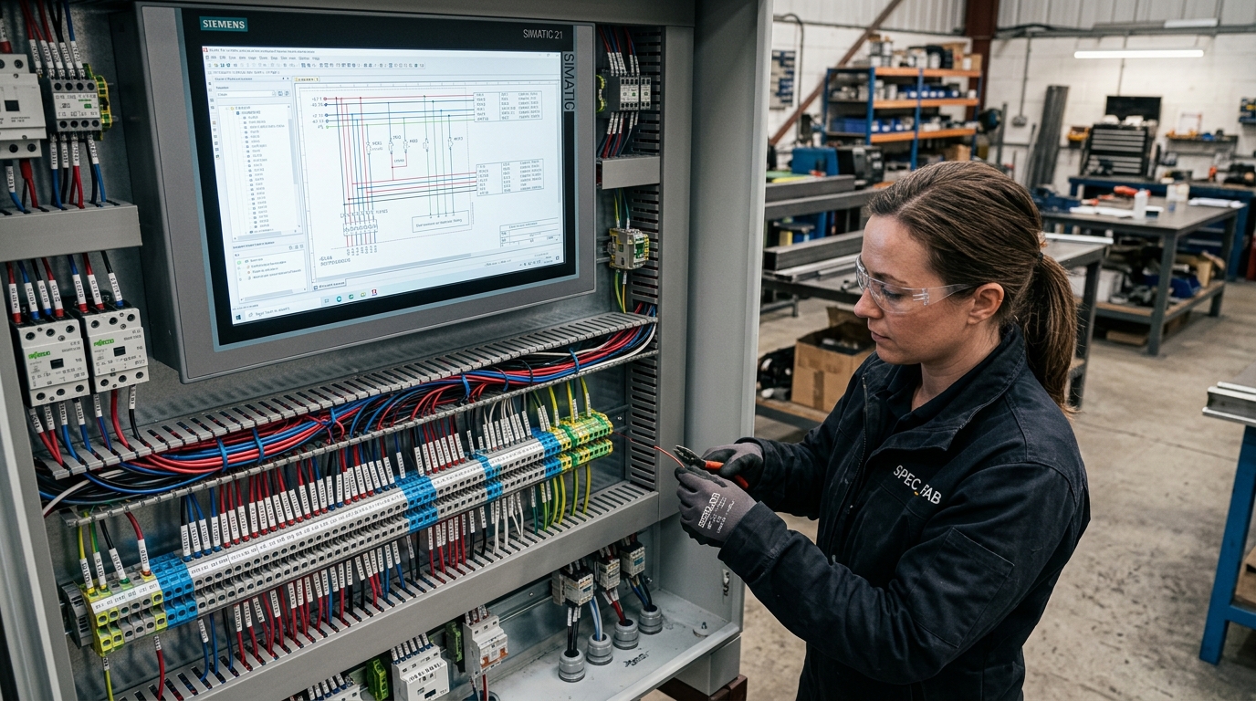 CAD wire schedule export converted to printed wire markers — the pipeline that keeps copper matching drawings